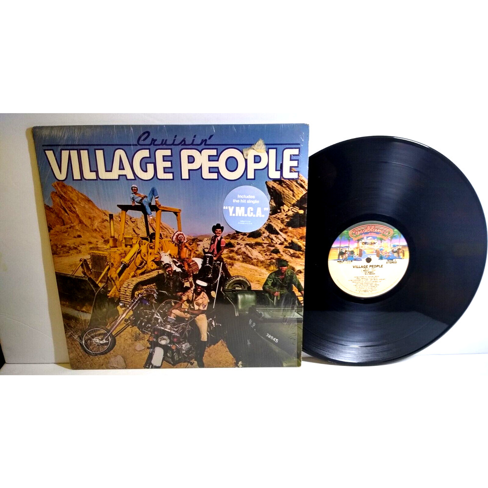 Village People Cruisin Vinyl LP Record Album 1978 YMCA Hot Cop Disco Dance Hype